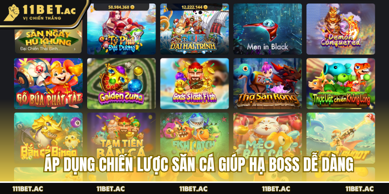 Áp dụng chiến lược săn cá giúp hạ boss dễ dàng
