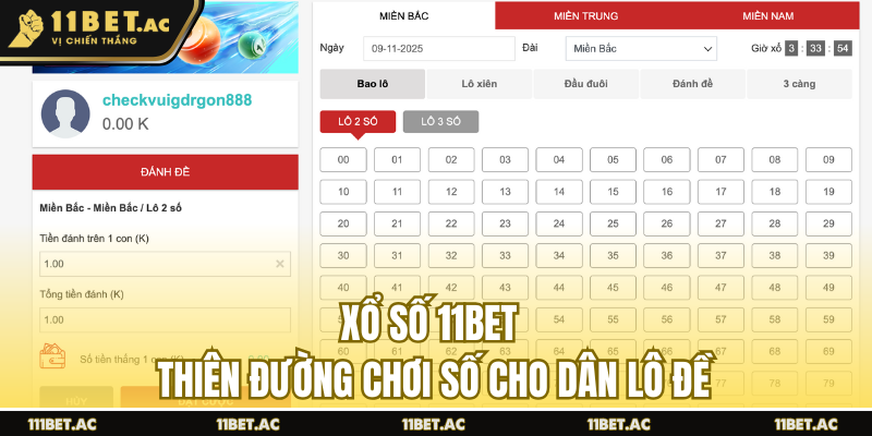 Xổ Số 11BET - Thiên Đường Chơi Số Cho Dân Lô Đề